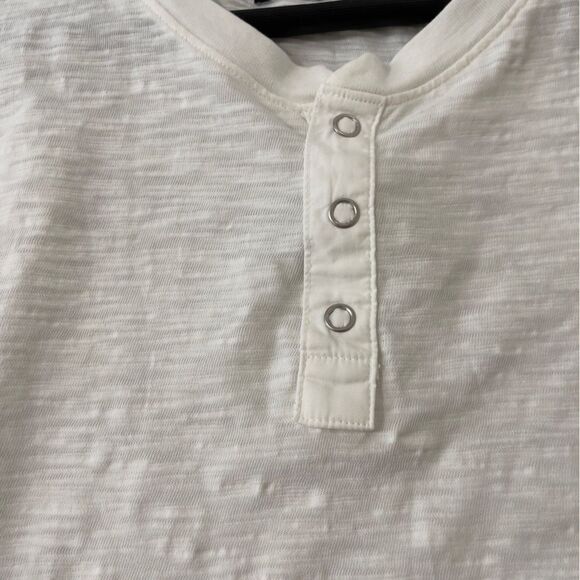 Lucky Brand Linen Blend Henley T Shirt Size XLG - Picture 4 of 4